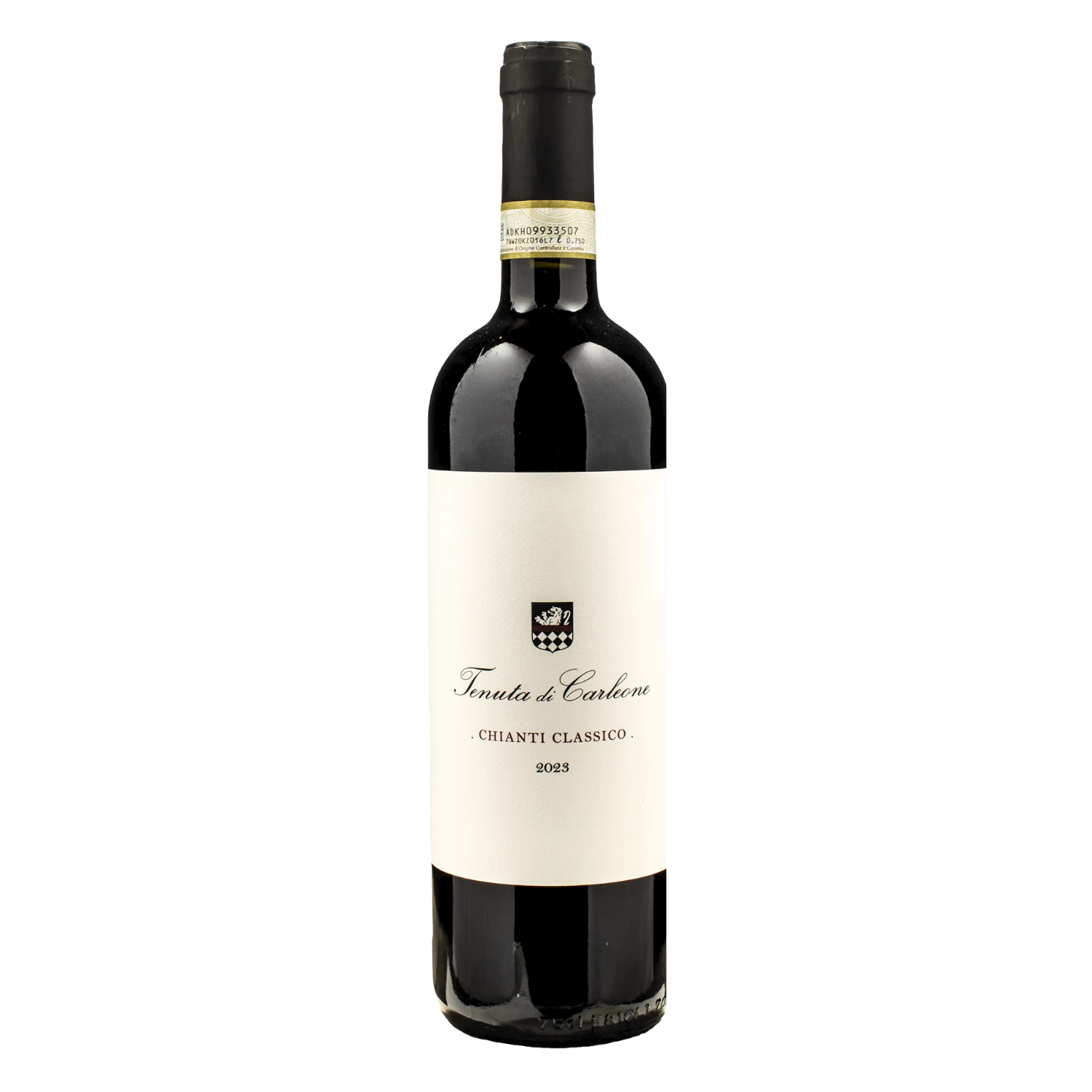 Carleone Chianti Classico DOCG 2023 Sangiovese red wine bottle from Radda in Chianti -front