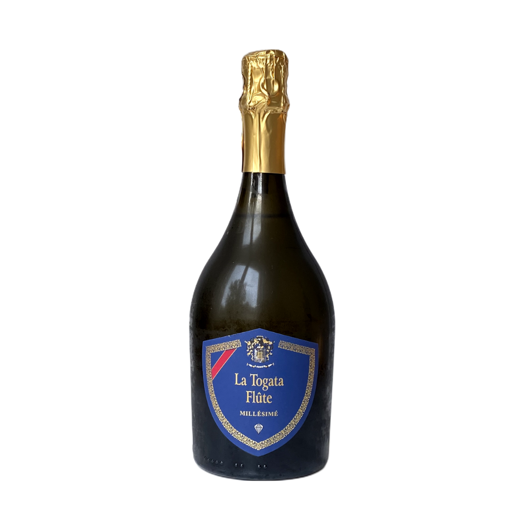 Bottle of La Togata Flûte Prosecco Brut Millésimé sparkling wine, ideal for aperitivo, parties and celebrations.