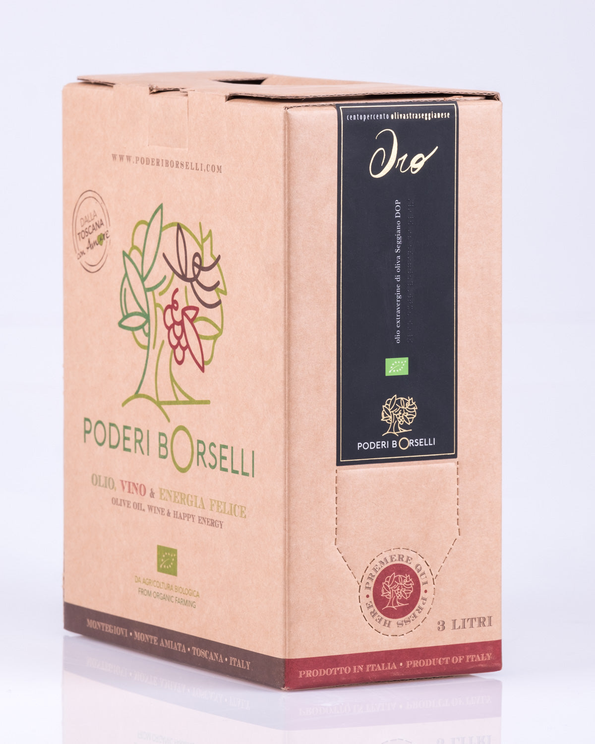 Olivastra Seggianese organic olive oil – Oro label