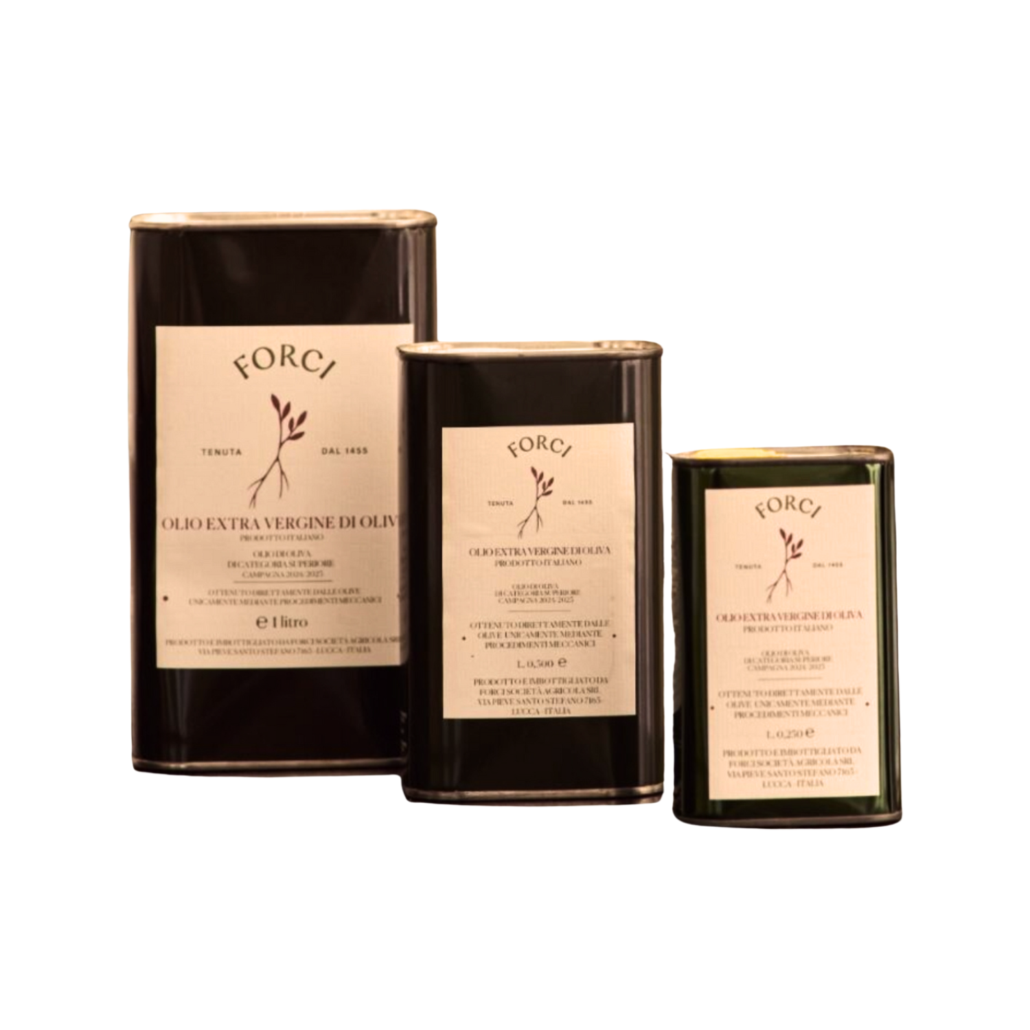 Forci – Extra Virgin Olive Oil (Lucca, Tuscany) - Multiple Formats