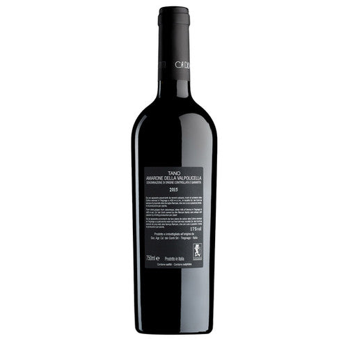 Bottle of Amarone Tano – premium Veneto red wine