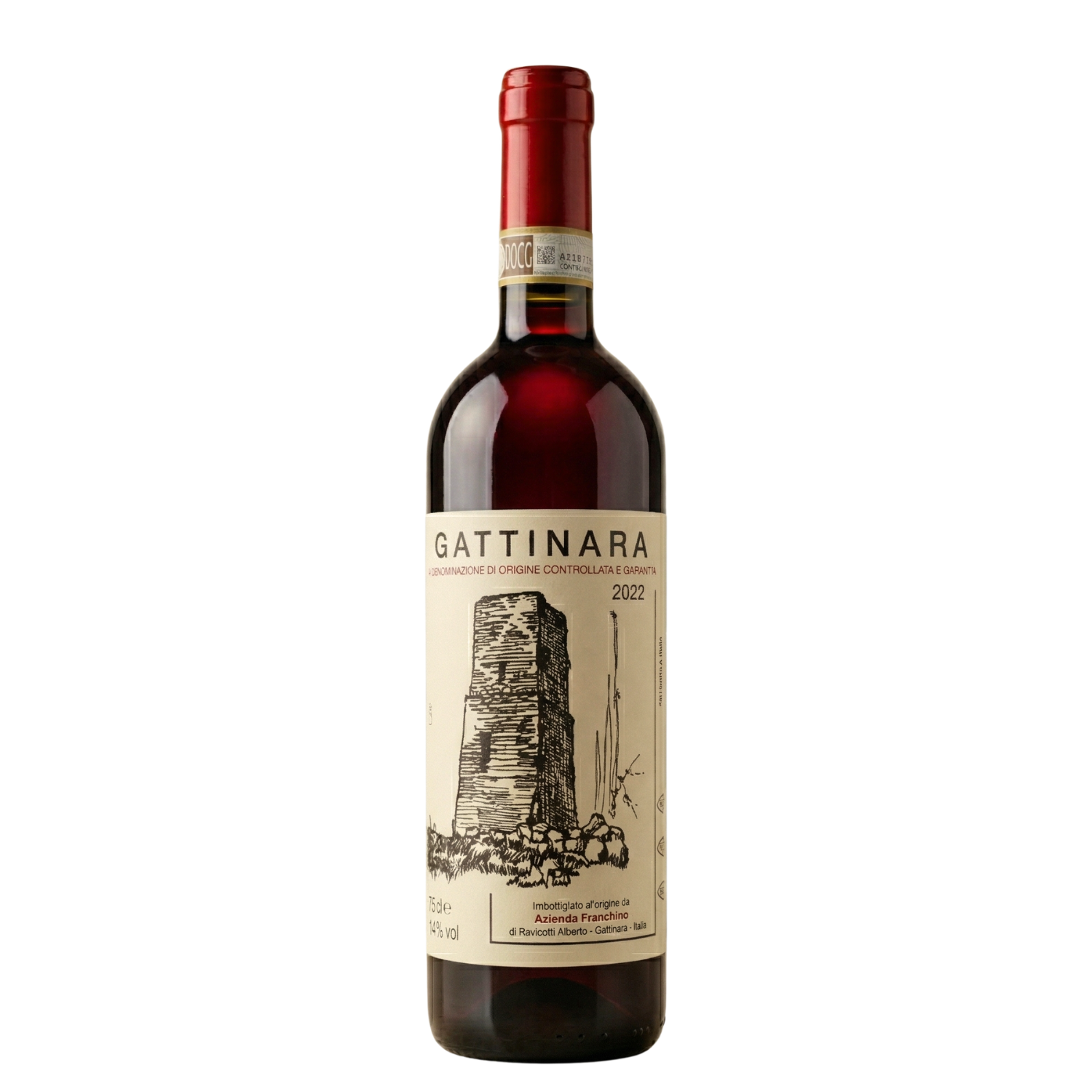 Gattinara Franchino – 2022 - bottle front