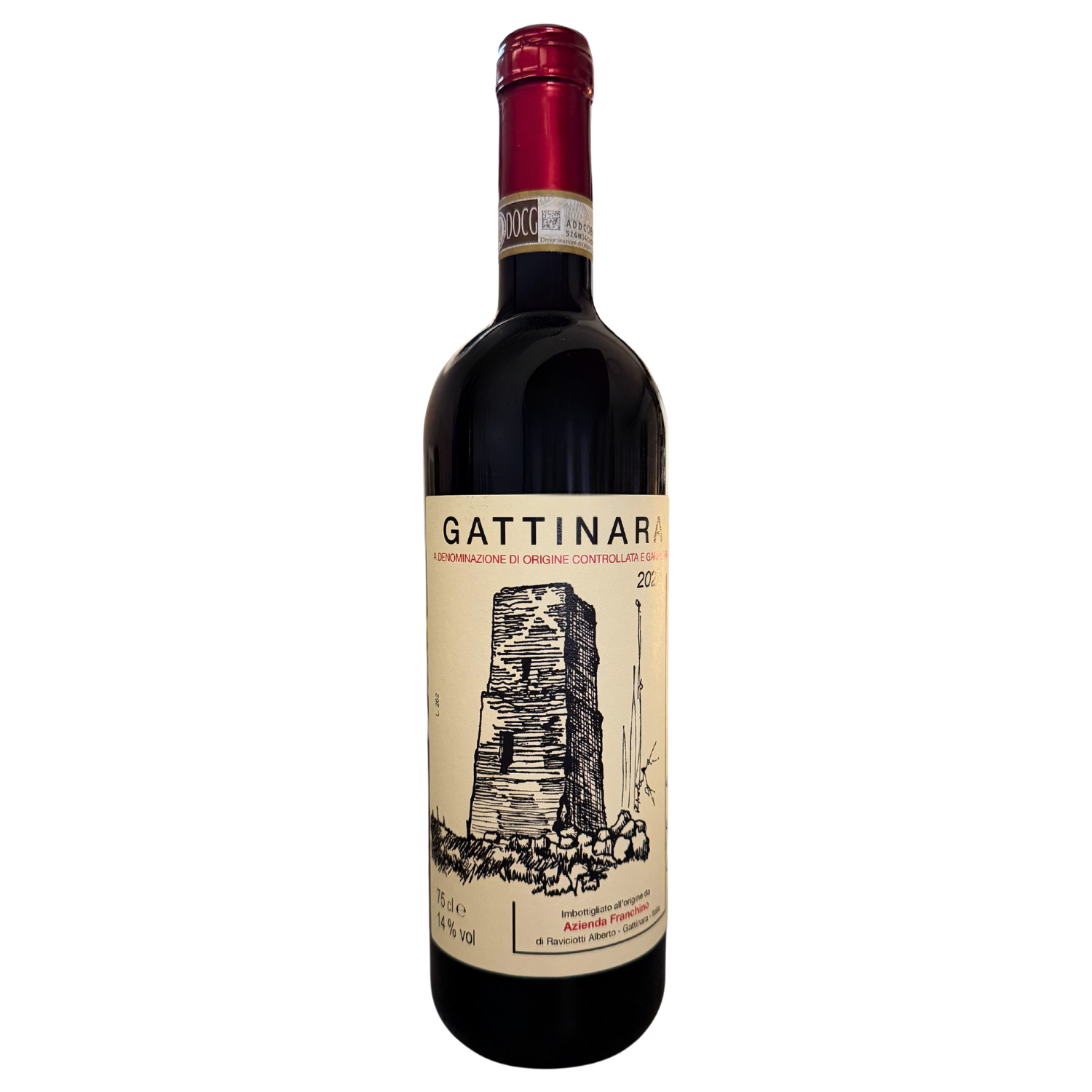 Gattinara Franchino – 2022 - bottle front