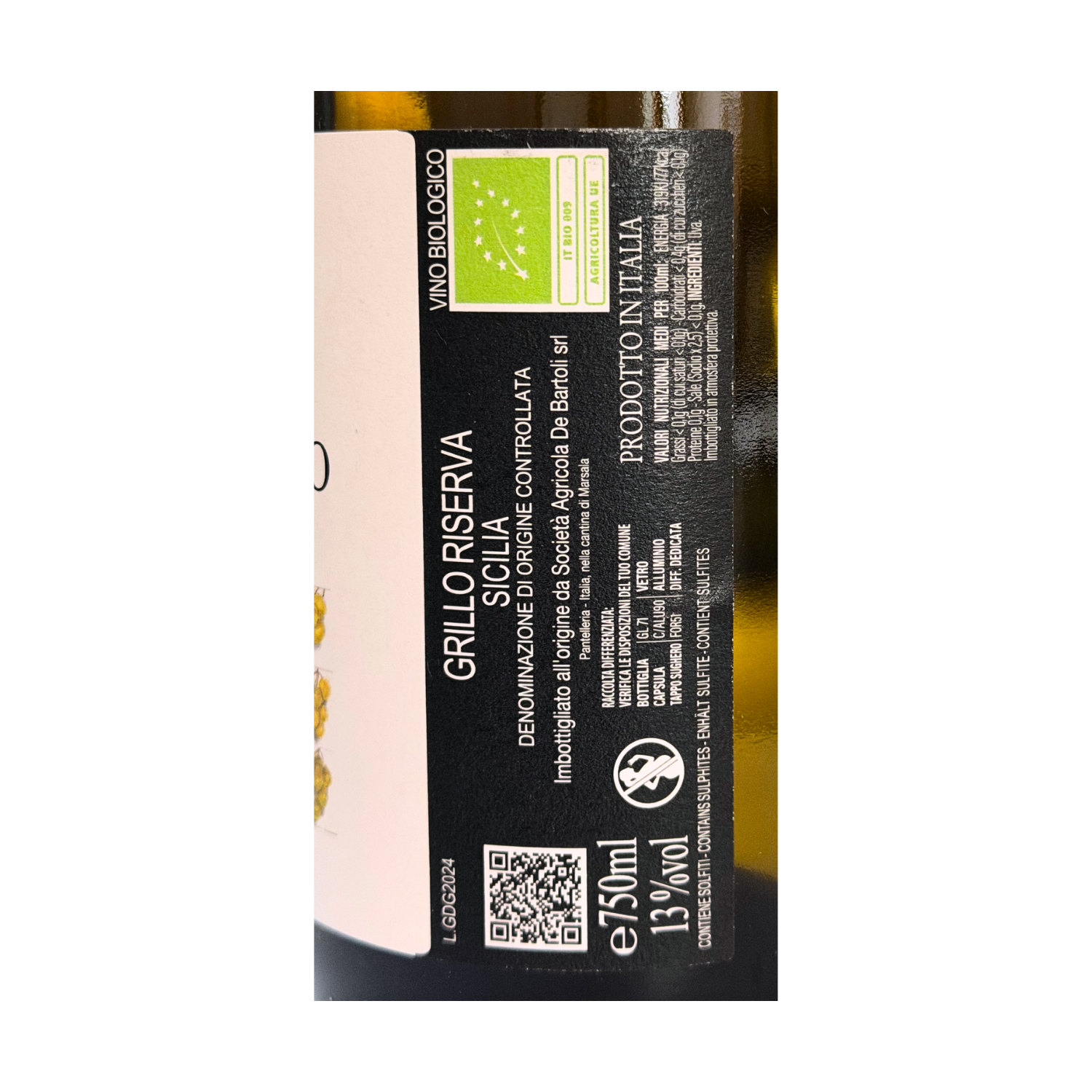 Grappoli del Grillo Marco De Bartoli – 2023