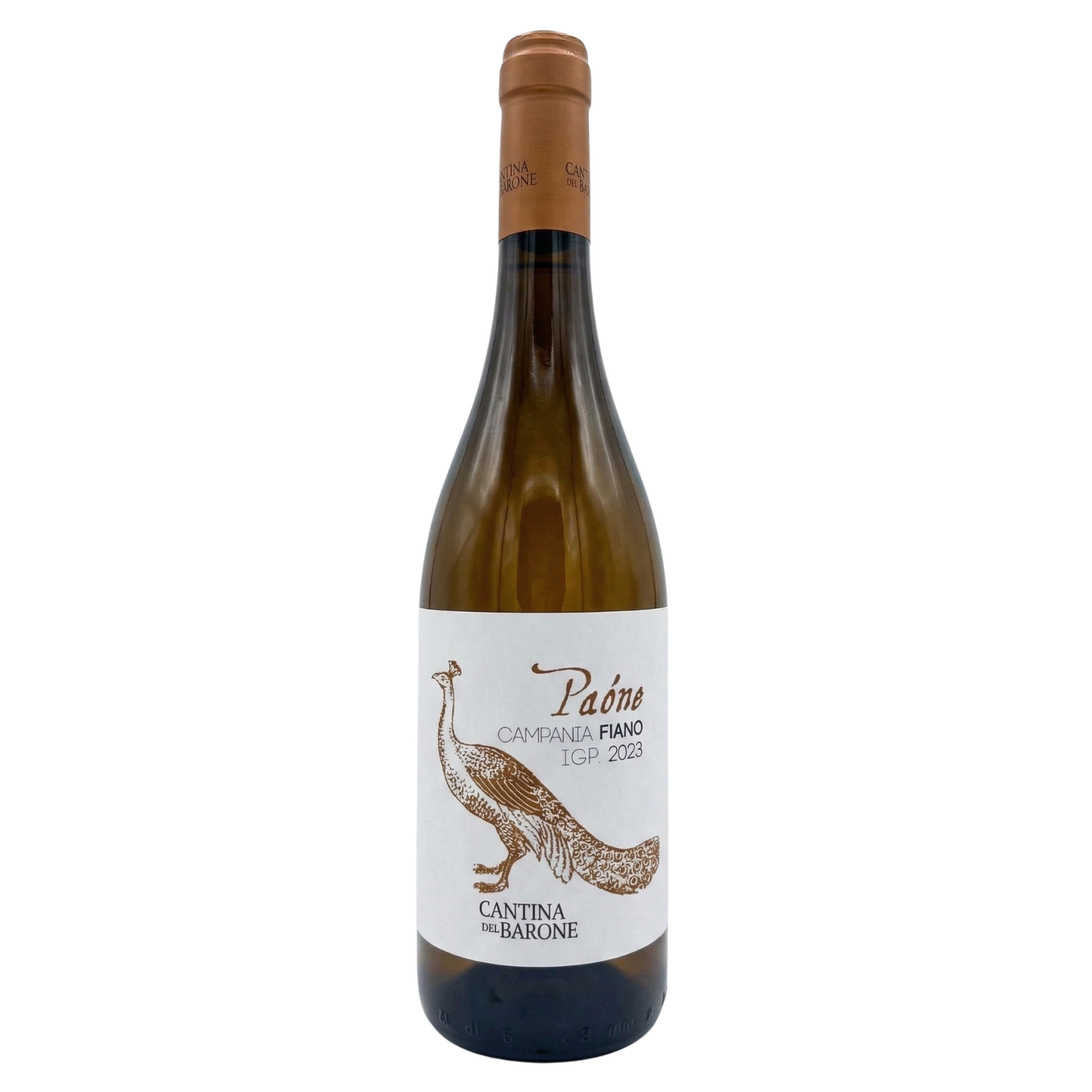 Paòne Campania Fiano Cantina del Barone – 2023 - bottle front