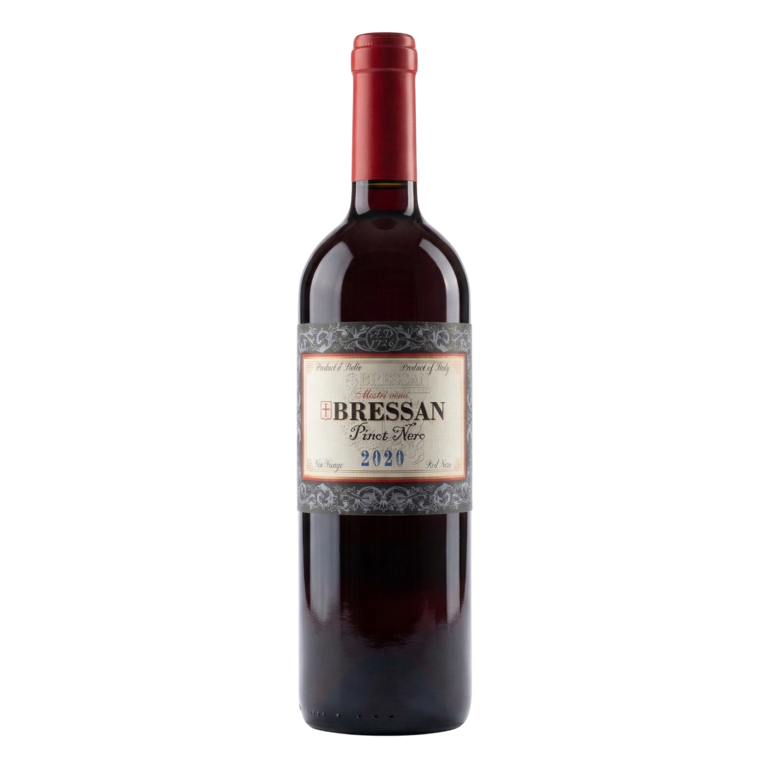 Pinot Nero Bressan 2020 – Friulian Pinot Noir from Venezia Giulia - bottle front
