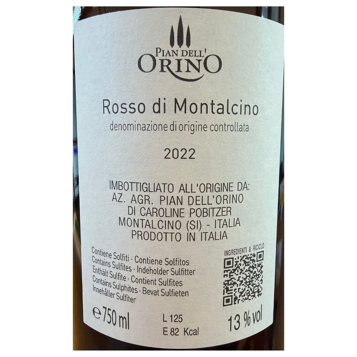 Rosso di Montalcino Pian dell'Orino – 2022