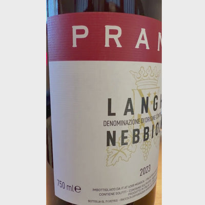 Langhe Nebbiolo 2023 by Cristina Prandi - label video