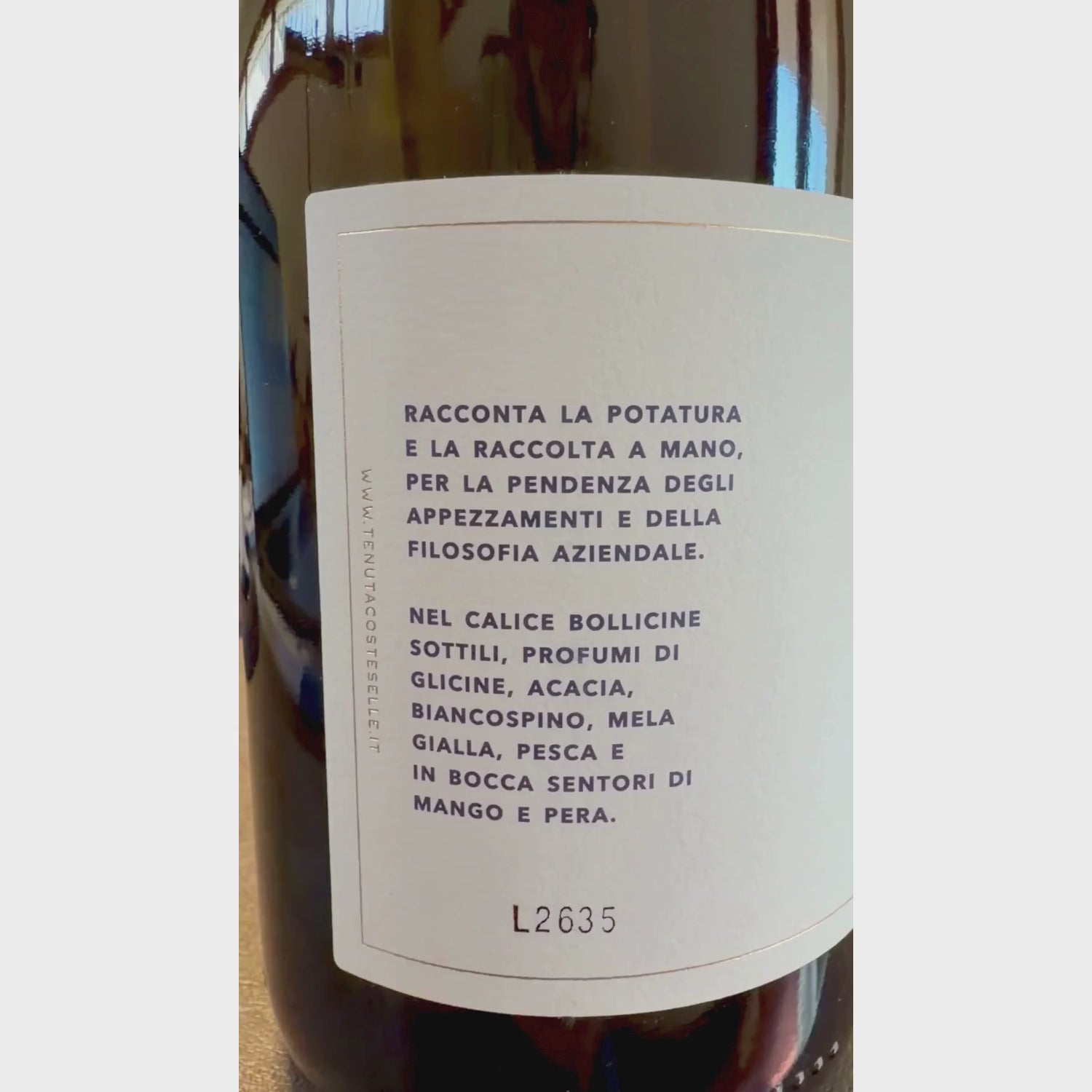 Tenuta Costeselle label of Asolo Prosecco Superiore DOCG Extra Dry sparkling white wine bottle from Veneto, Italy, available at Fiorvino.